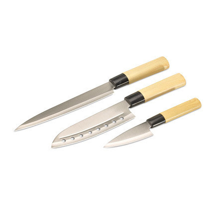 SET DE 3 COUTEAUX JAPONAIS