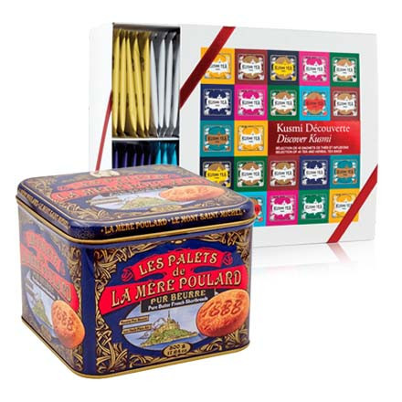 10 BOÎTES DE BISCUITS MERE POULARD + 3 KUSMI TEA