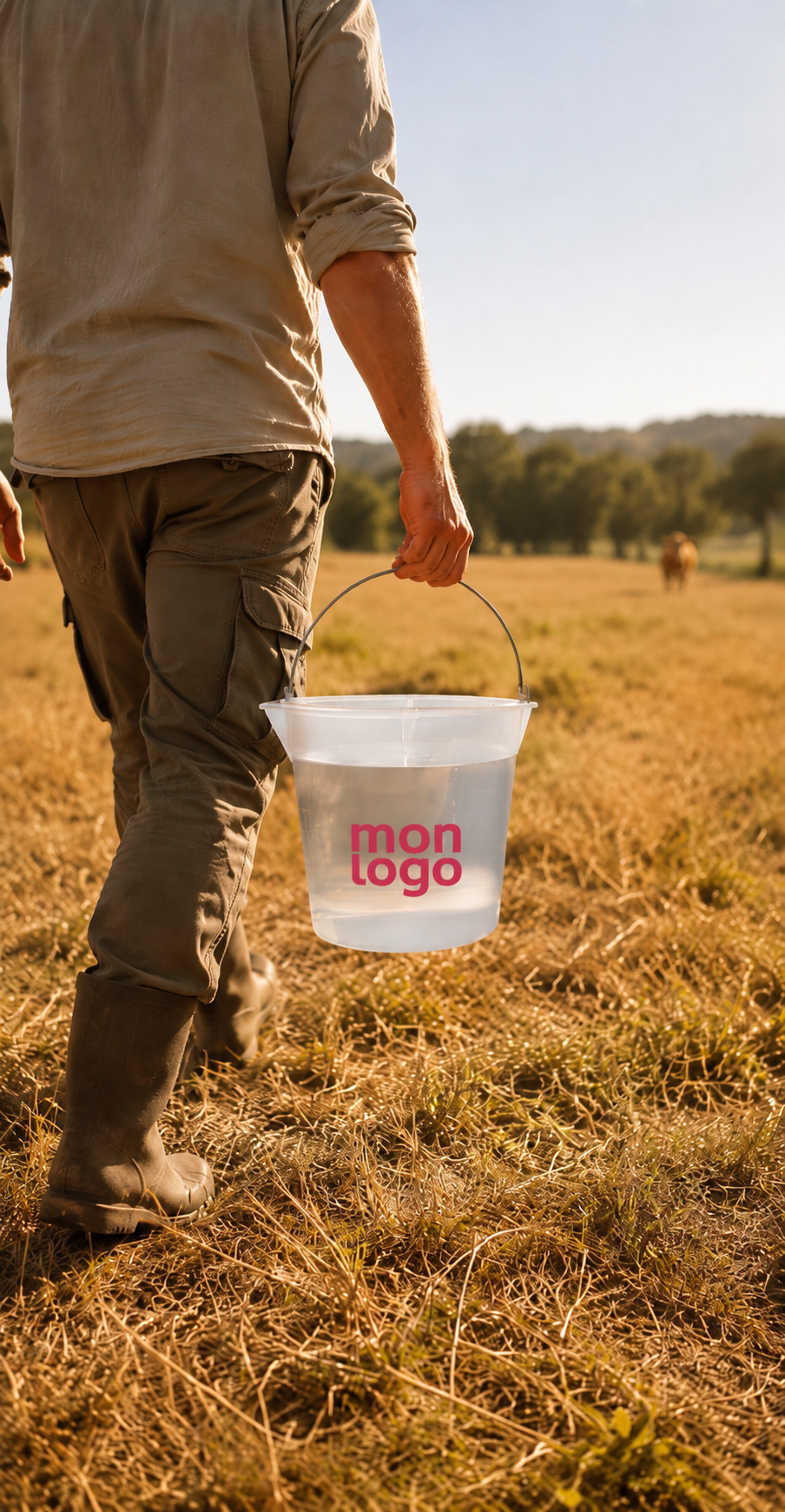 Seau Mesureur Personnalisé 'Lunex 6 Litres'