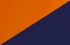 orange/navy