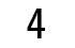 chiffre 4 chiffre 4
