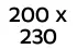 200 x 230 cm
