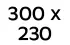 300 x 230 cm
