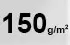 150 g/m² 150 g/m²