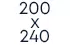 200x240cm 200x240cm