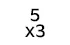 5 x 3 cm 5 x 3 cm