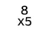 8 x 5 cm 8 x 5 cm