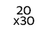 20 x 30 cm 20 x 30 cm