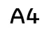A4 (21 x 29,7 cm)