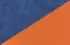 bleu/orange
