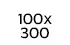 100 x 300 cm