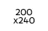 200x240cm 200x240cm