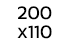 200x110cm 200x110cm