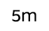 5 mètres