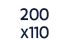 200 x 110 cm 200 x 110 cm