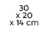 30x20x14cm