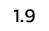 1,9 cm 1,9 cm