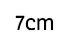 7 cm 7 cm