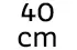 40 cm 40 cm