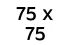 7,5x7,5cm