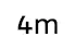 4 mètres