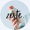 Bouteilles personnalisées Zeste